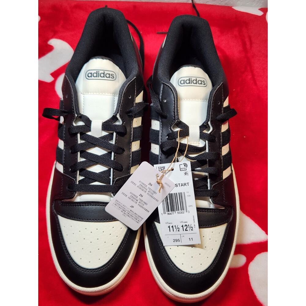 Adidas START Low Sneakers Black/White – Men’s 11.5 – NEW With Tags
